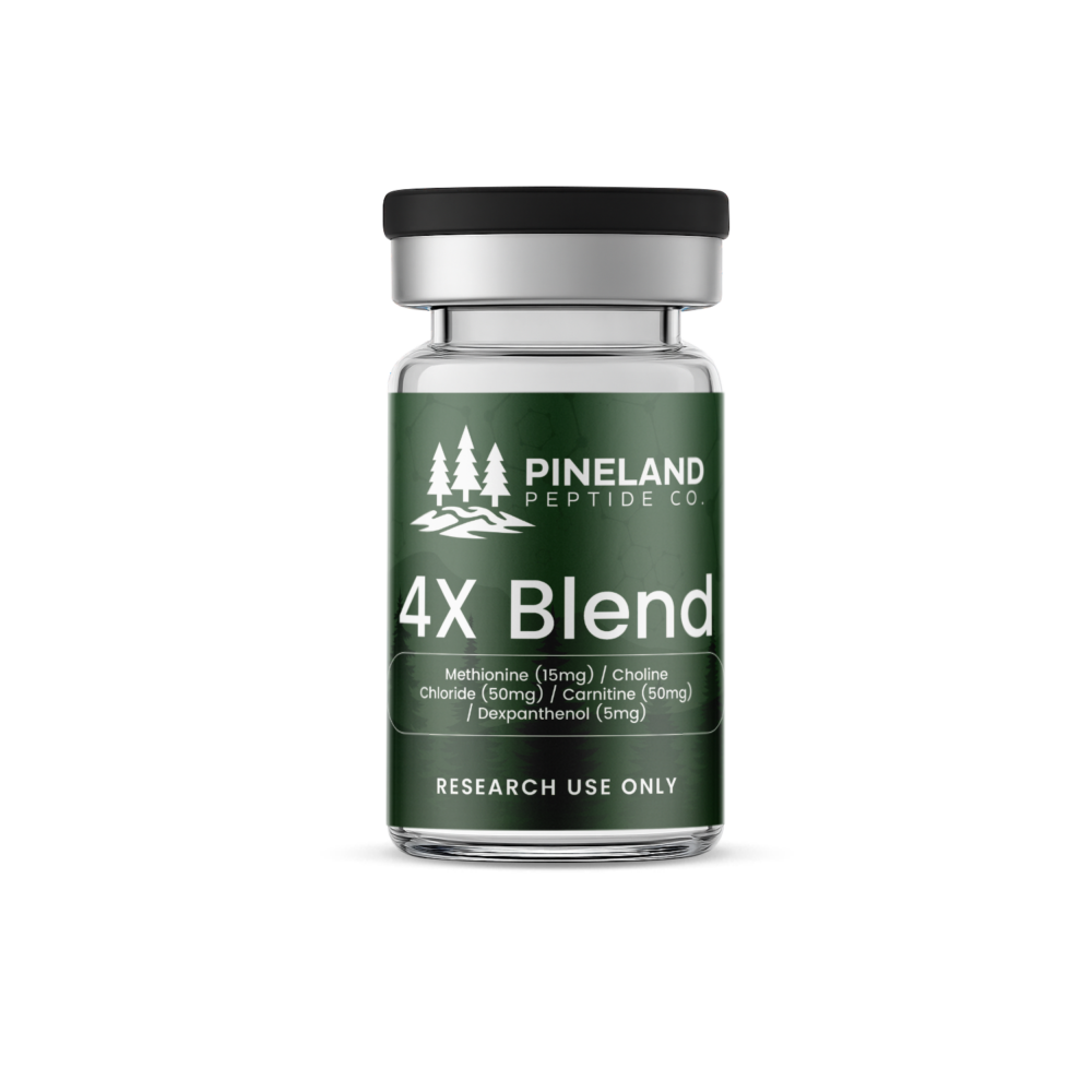 4X Blend Methionine (15mg) / Choline Chloride (50mg) / Carnitine (50mg) / Dexpanthenol (5mg)